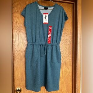 32 Degrees Cool Casual Blue Dress, NWT, M